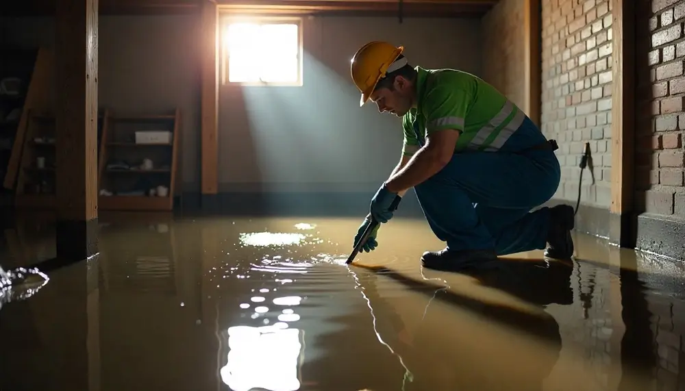 Professional water damage restoration services in Minnesota Lake, MN